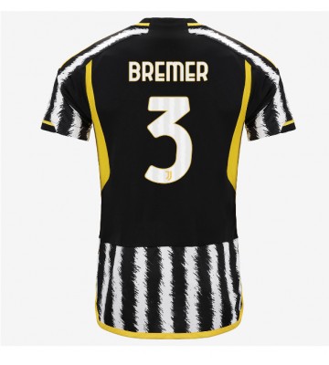 Juventus Gleison Bremer #3 Hemmatröja 2023-24 Kortärmad